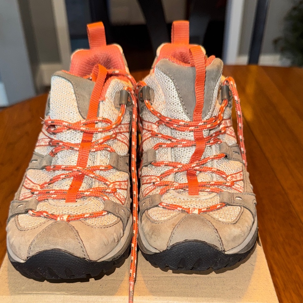 Merrell Athletic Shoes with Orange and Gray